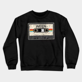 kurniamarga vintage cassette tape Ween Crewneck Sweatshirt